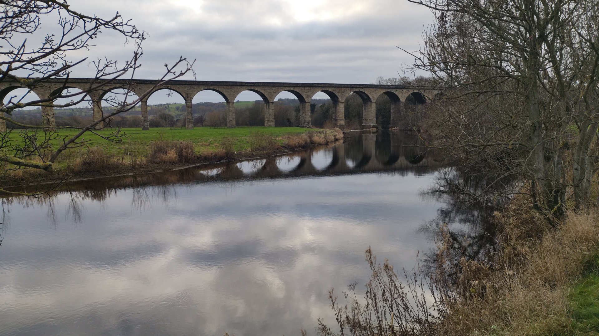 Viaduct over the Wharfe at Arthington built 1848