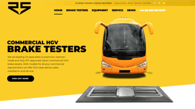 RS Garage Equipment supply brake testers across the UK