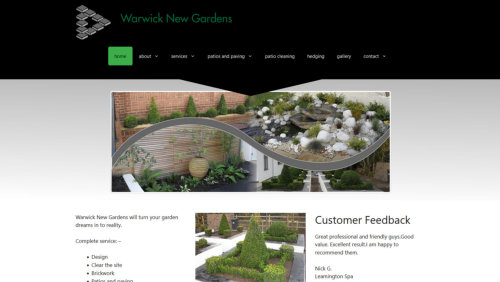Landscape gardening Warwick