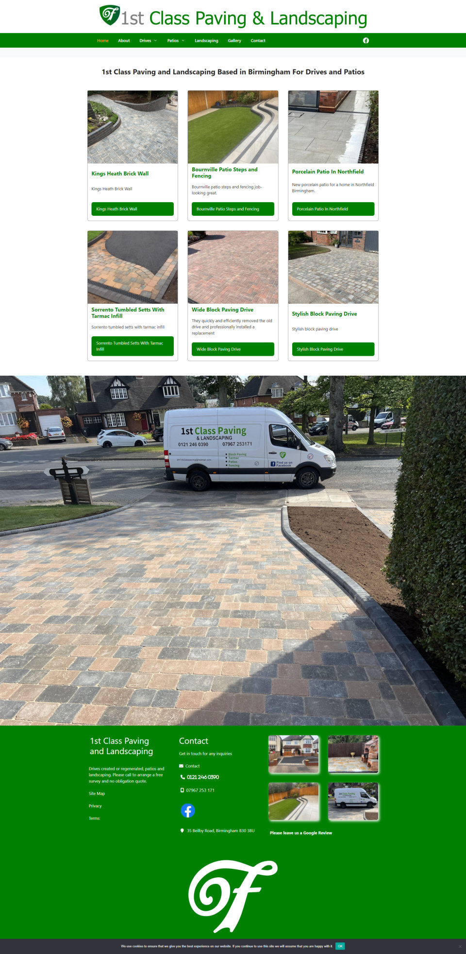 1st Class Paving and Landscaping