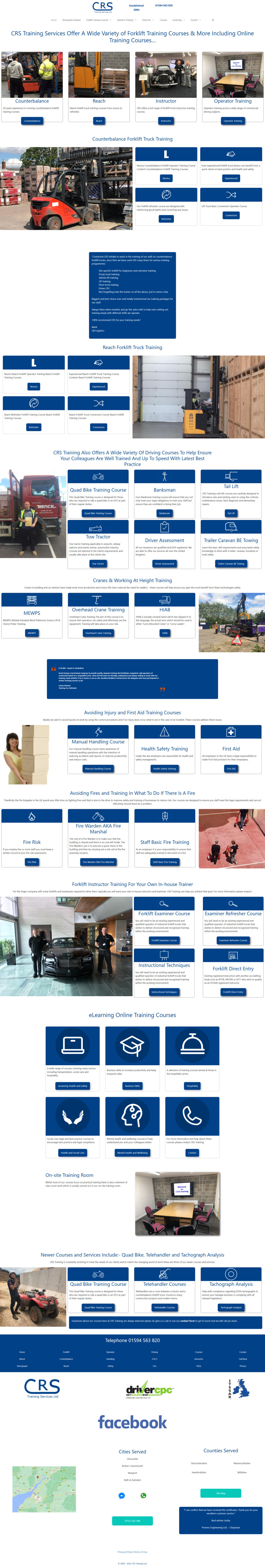CRS Training for hands on and online training