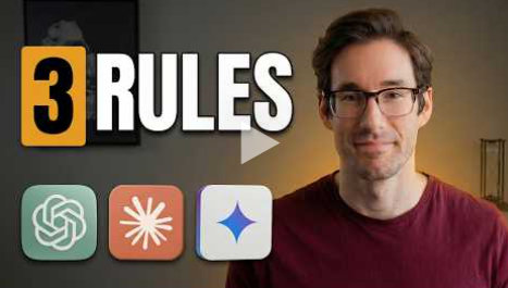 AI 3 rules to reduce guessing